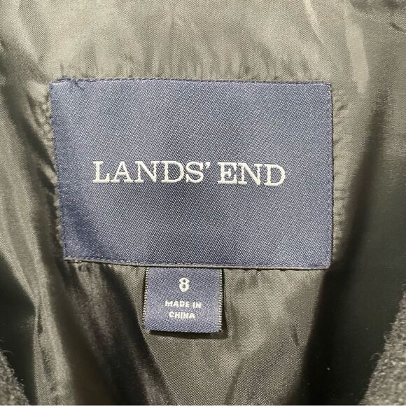 Lands’ End Wool Blend Coat Size 8 - Picture 8 of 13